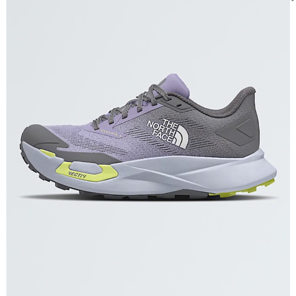 The North Face Women's Gray and Lavender Athletic Shoes